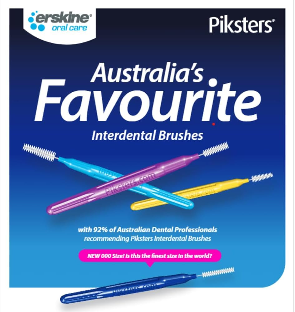 Interdental Brushes (40 Pack, Size 00 (Pink))