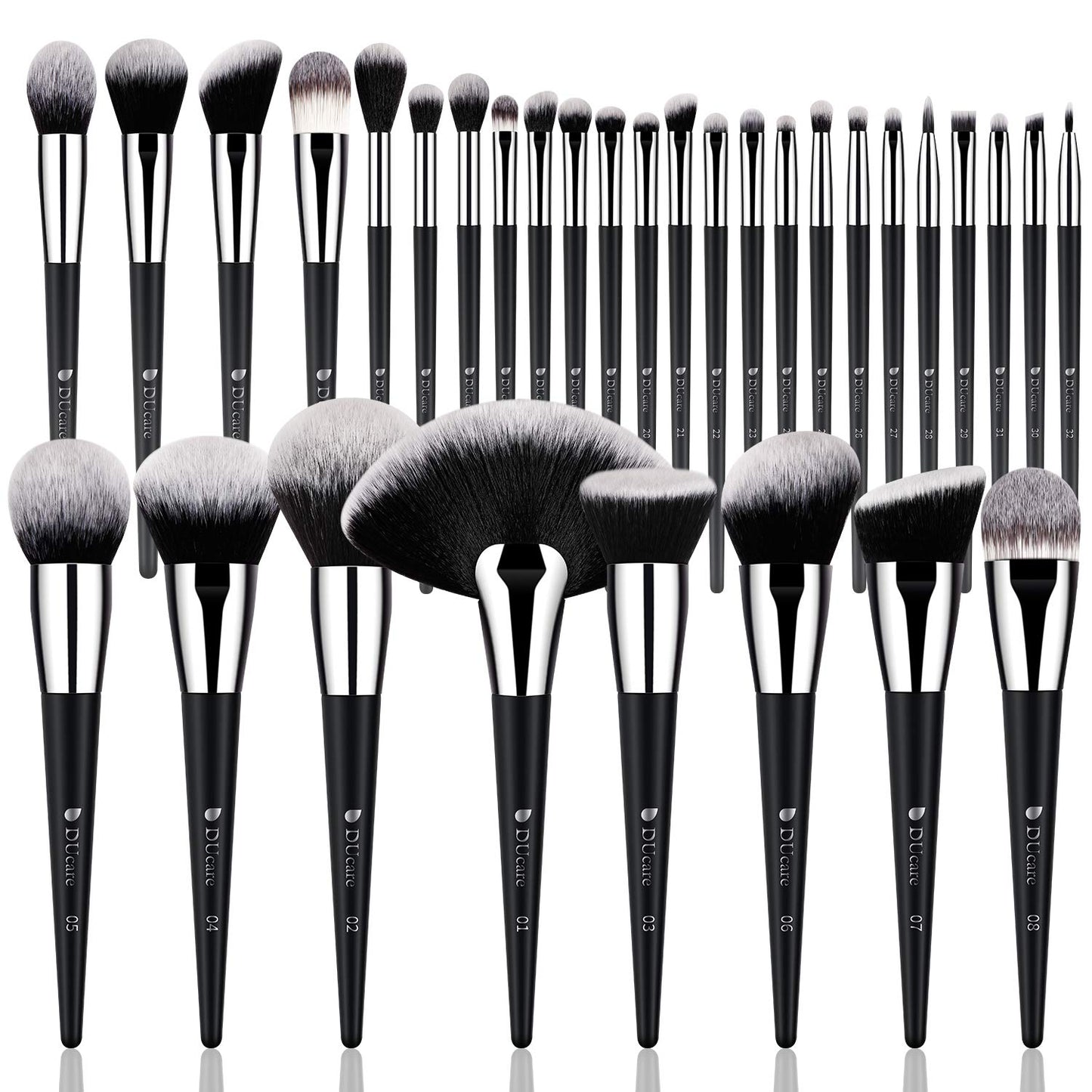 Transform Your Beauty Routine with the Ducare 27-Piece Professional Makeup Brush Set – Achieve Flawless Foundation, Seamless Blending, and Stunning Eye Looks!
