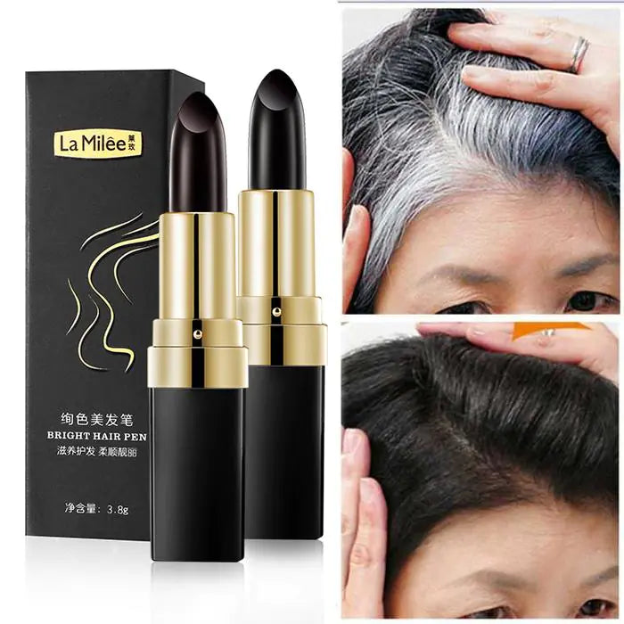 3 x Lai Mei 3.8g Hair Dye Stick for Quick Gray Coverage
