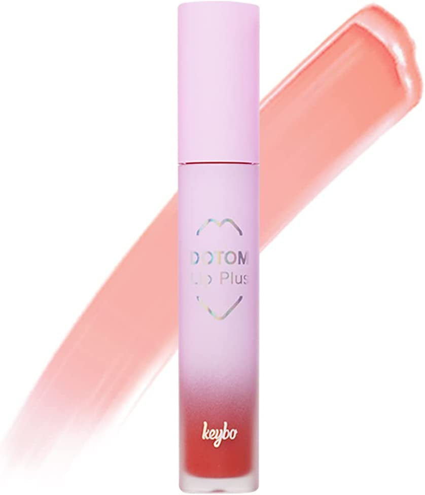 KEYBO Lip Plumper Dotom Lip Plus, 3 Steps Extreme Plumping Clear Lip Gloss by Essence Lip Care Oil & 16 Color Tints from Korean Makeup (08. Winter of Me)