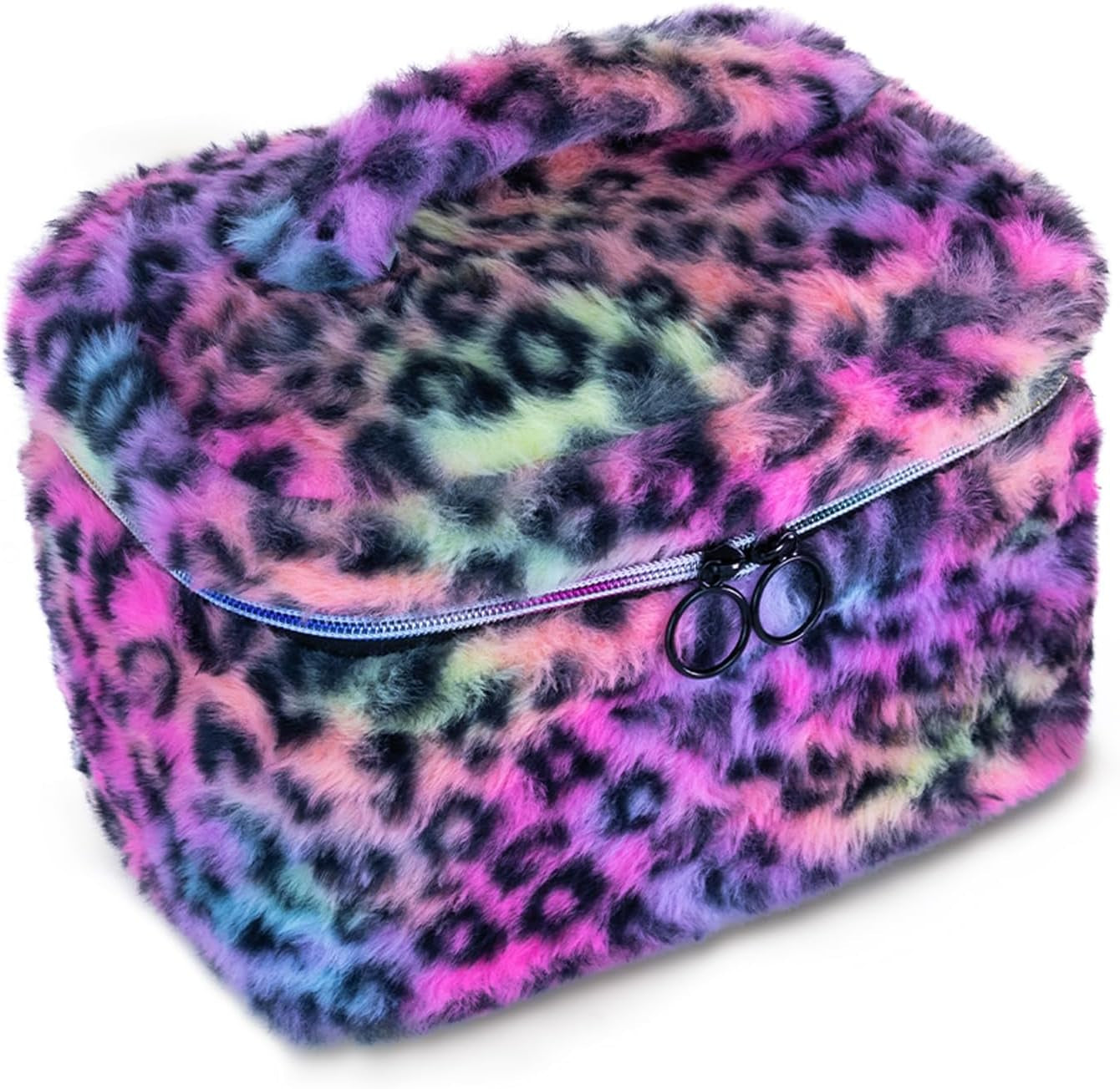 Travel Makeup Bag Makeup Organizer Bag Cosmetic Bag Makeup Bags for Women Cosmetics Cases Portable Waterproof Foldable Black