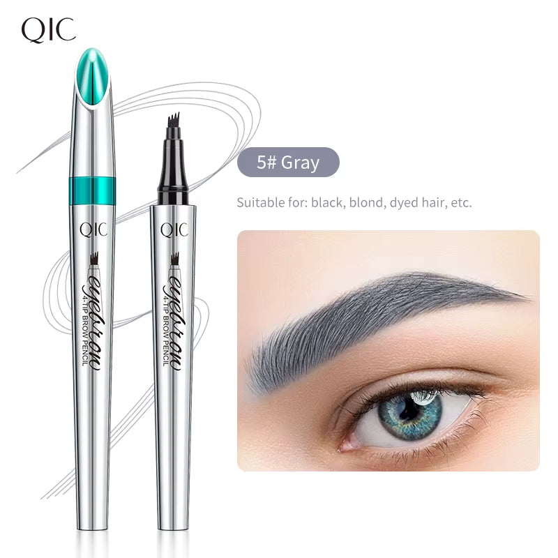 BrowSculpt 4D Microblading Eyebrow Pen – Waterproof, Long-Lasting Four-Claw Pencil for Natural, Hair-Like Strokes