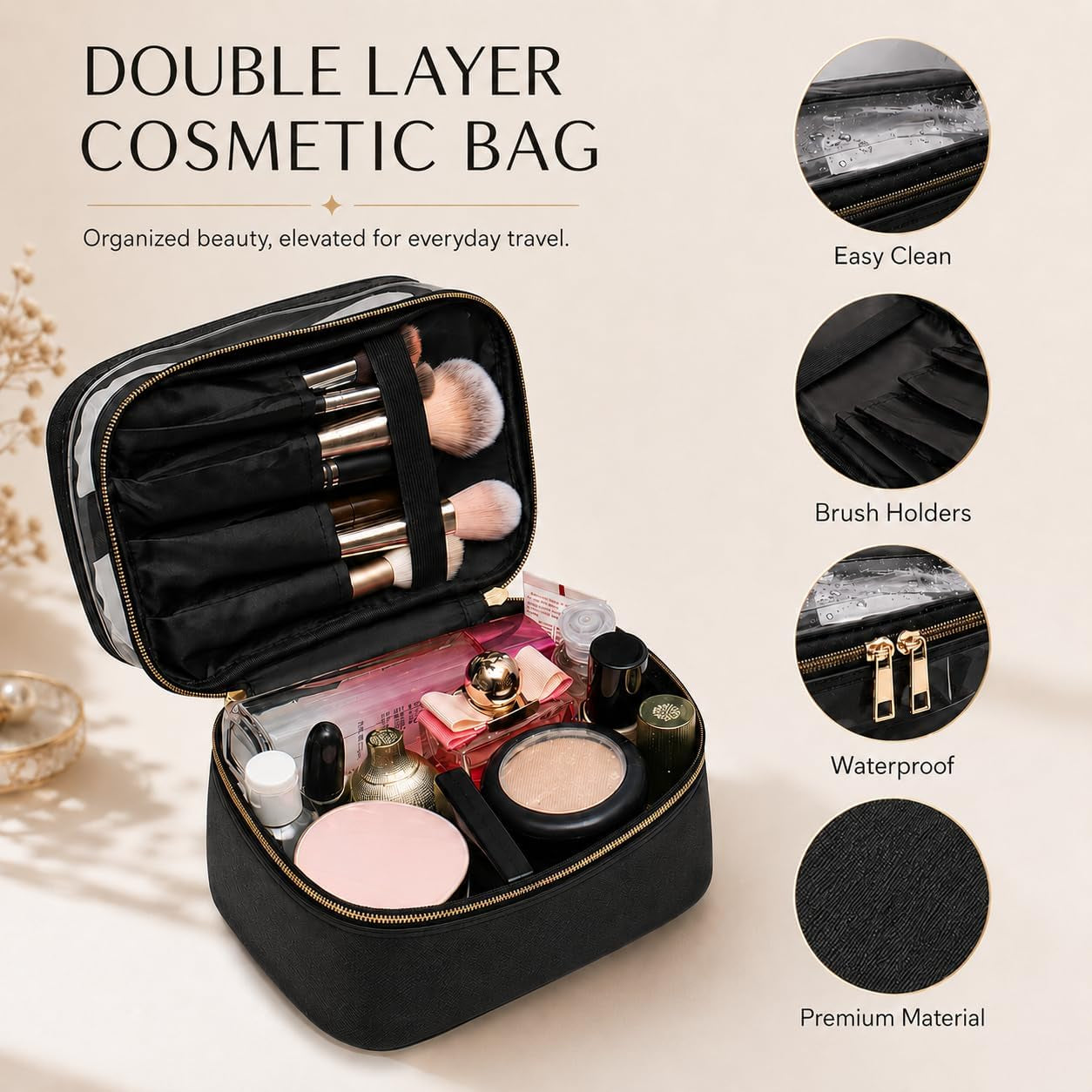 Kinara Sentinel – Dual-Tier Professional Travel Organizer