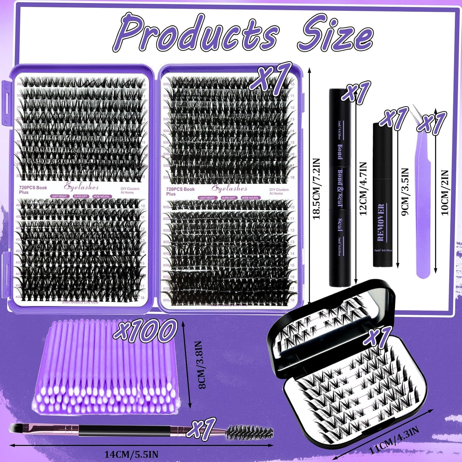 Transform Your Look with the Ultimate 780-Piece DIY Lash Extension Kit – Perfect for Stunning, Long-Lasting Eyelashes!