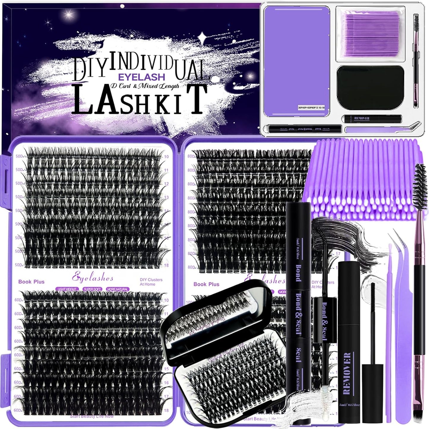 Transform Your Look with the Ultimate 780-Piece DIY Lash Extension Kit – Perfect for Stunning, Long-Lasting Eyelashes!