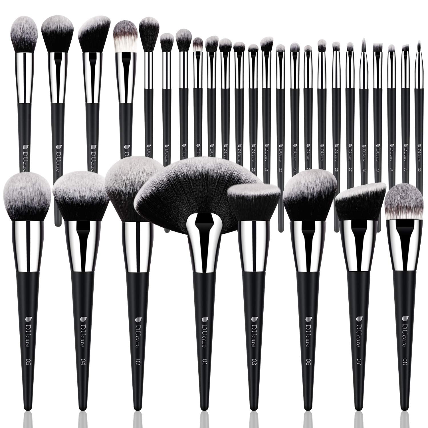 Transform Your Beauty Routine with the Ducare 27-Piece Professional Makeup Brush Set – Achieve Flawless Foundation, Seamless Blending, and Stunning Eye Looks!