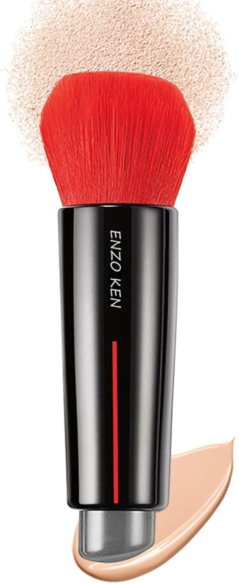 ENZO KEN Natural Hair Makeup Brush Set Professional, Fox Hair Makeup Brushes Set with Case, Gold Cosmetic Brushes Makeup Set, Natural Makeup Brushes, Natural Hair Make up Brushes Set Professional.