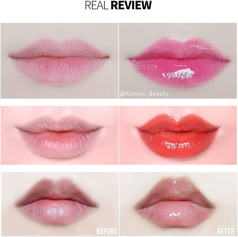 KEYBO Lip Plumper Dotom Lip Plus, 3 Steps Extreme Plumping Clear Lip Gloss by Essence Lip Care Oil & 16 Color Tints from Korean Makeup (08. Winter of Me)