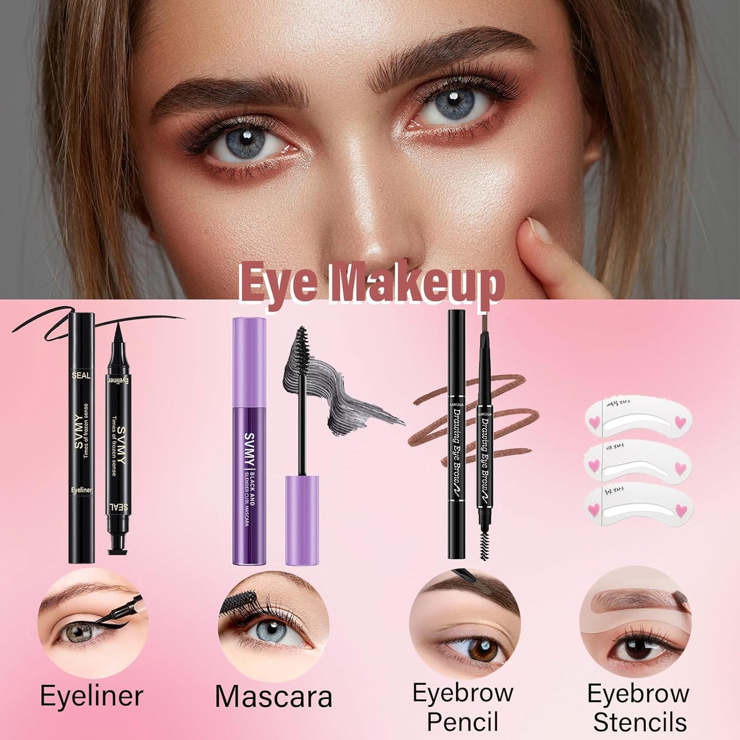 Unleash Your Inner Artist with Our 27-Piece Professional Makeup Kit - Perfect for All Occasions!