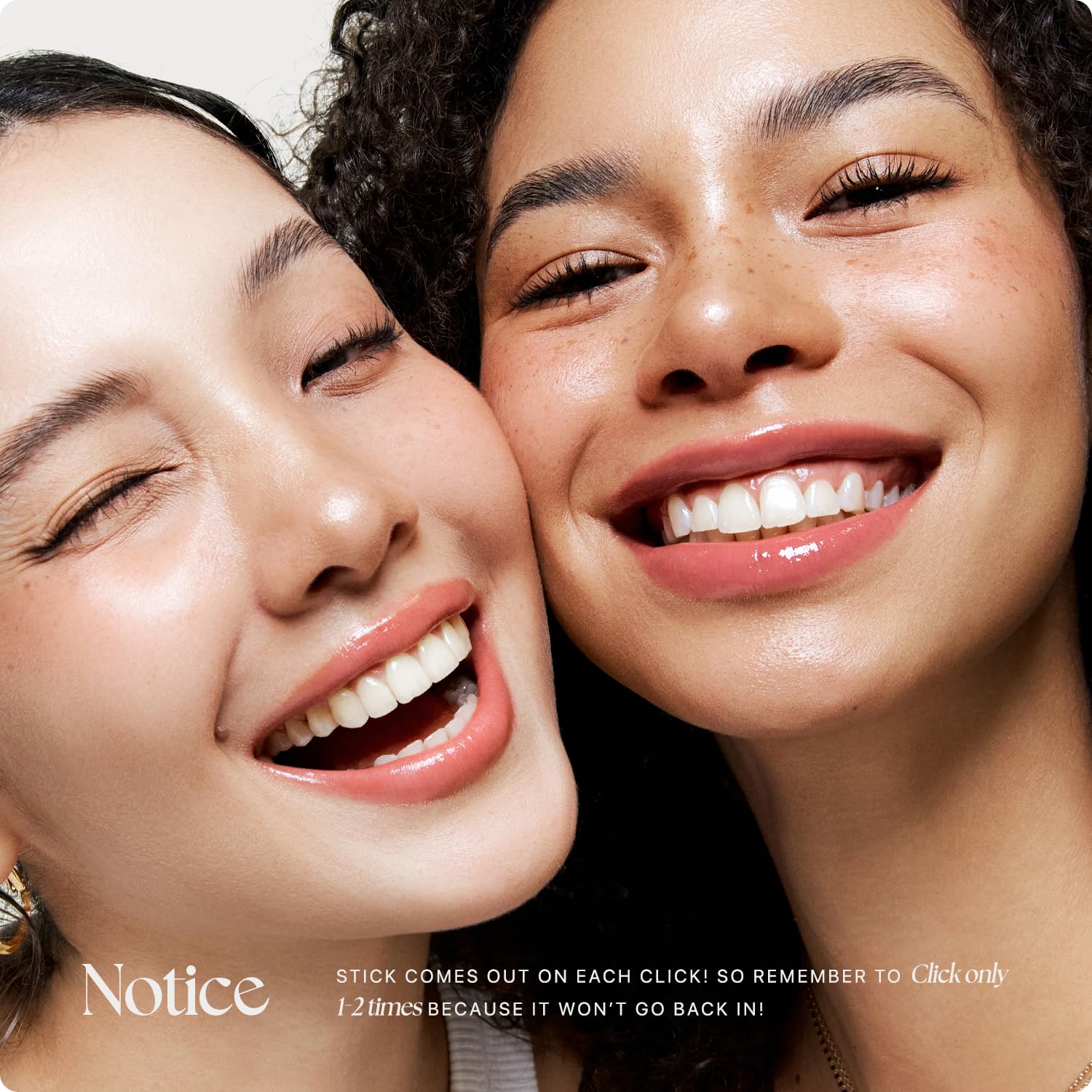 Nature Republic Honey Melting Lip Stick in Lychee - Hydrating Gloss, Moisturizing Balm, Sheer Tint with Shine & Glowy Finish - Korean Makeup Essential