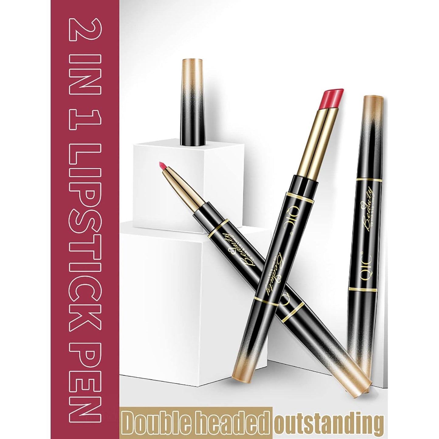 Ultimate 6-Piece Lip Liner & Lipstick Set - Vibrant Colors for Every Occasion!
