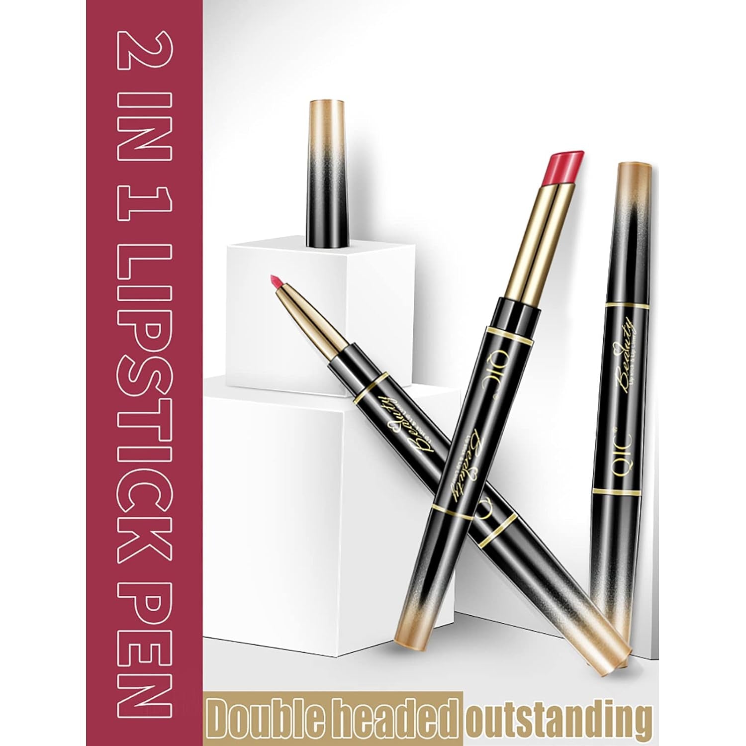 Ultimate 6-Piece Lip Liner & Lipstick Set - Vibrant Colors for Every Occasion!