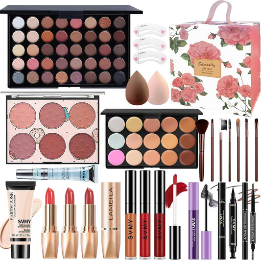 Unleash Your Inner Artist with Our 27-Piece Professional Makeup Kit - Perfect for All Occasions!