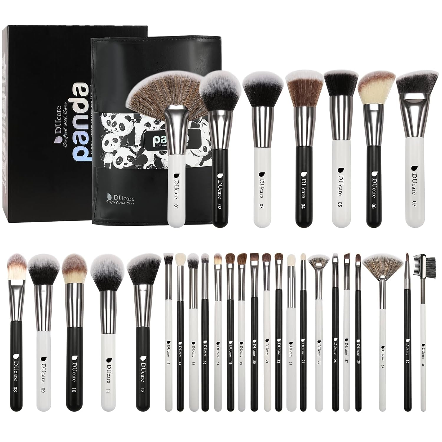Transform Your Beauty Routine with the Ducare 27-Piece Professional Makeup Brush Set – Achieve Flawless Foundation, Seamless Blending, and Stunning Eye Looks!
