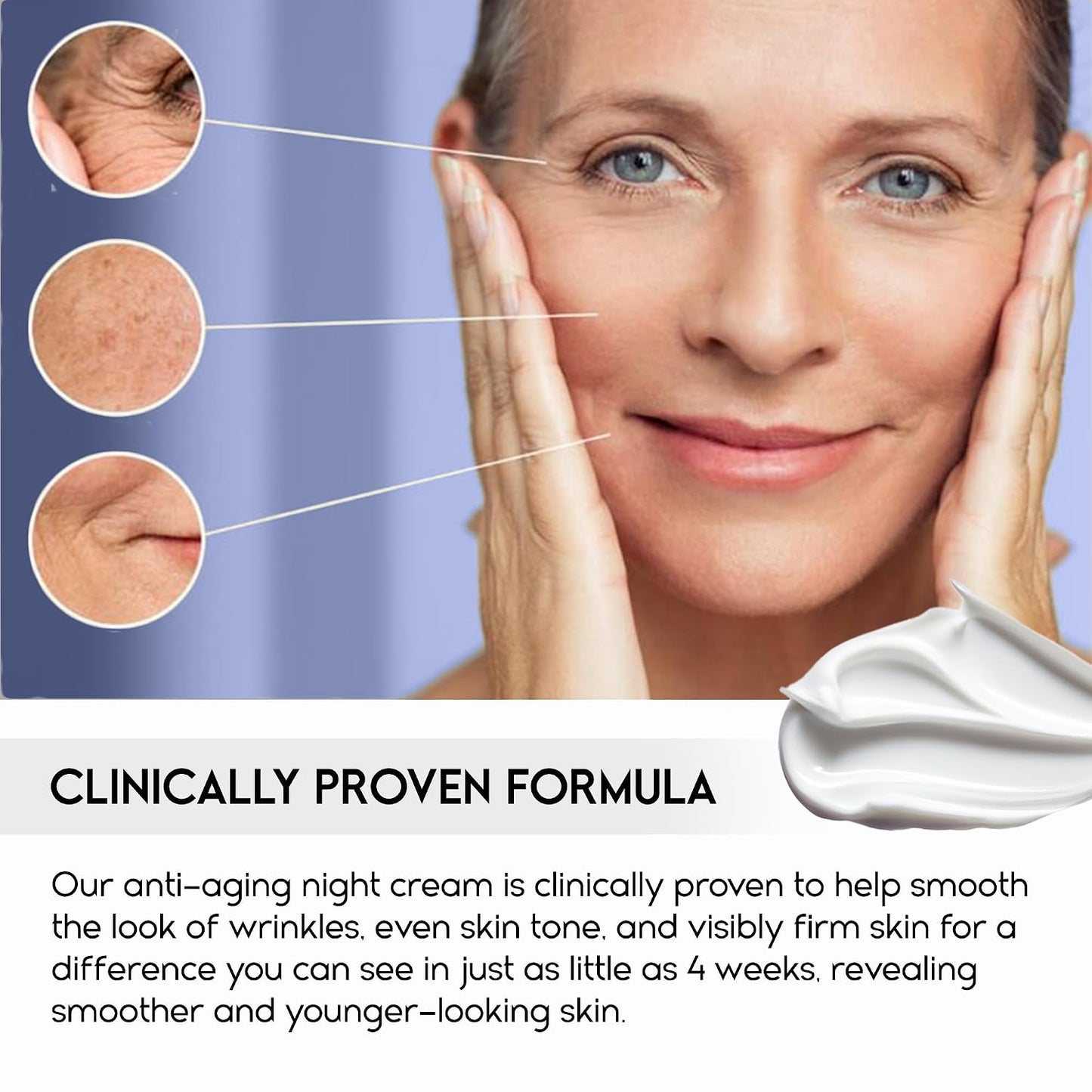 Pharmlitalia Instant Face Lift Cream for Women - Wrinkle Cream for Deep Wrinkles - Face Moisturizer for Women Dry Skin - Night Cream Anti Aging - 1.69 Fl Oz