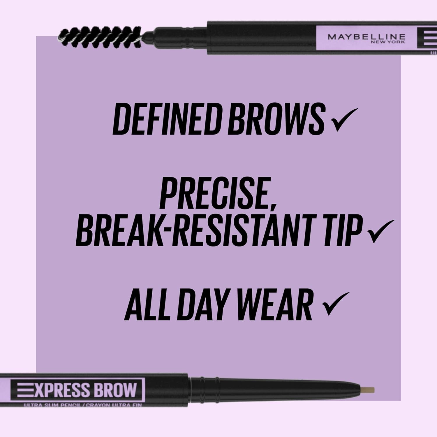 - Brow Ultra Slim Defining Eyebrow Pencil Black 264-0.003 Oz (90 Mg