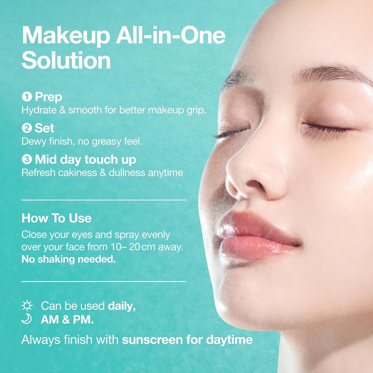 Revitalize Your Skin with ANUA PDRN Collagen Glow Facial Serum Spray - Hydrating Mist for a Dewy Finish, Perfect for All Skin Types!