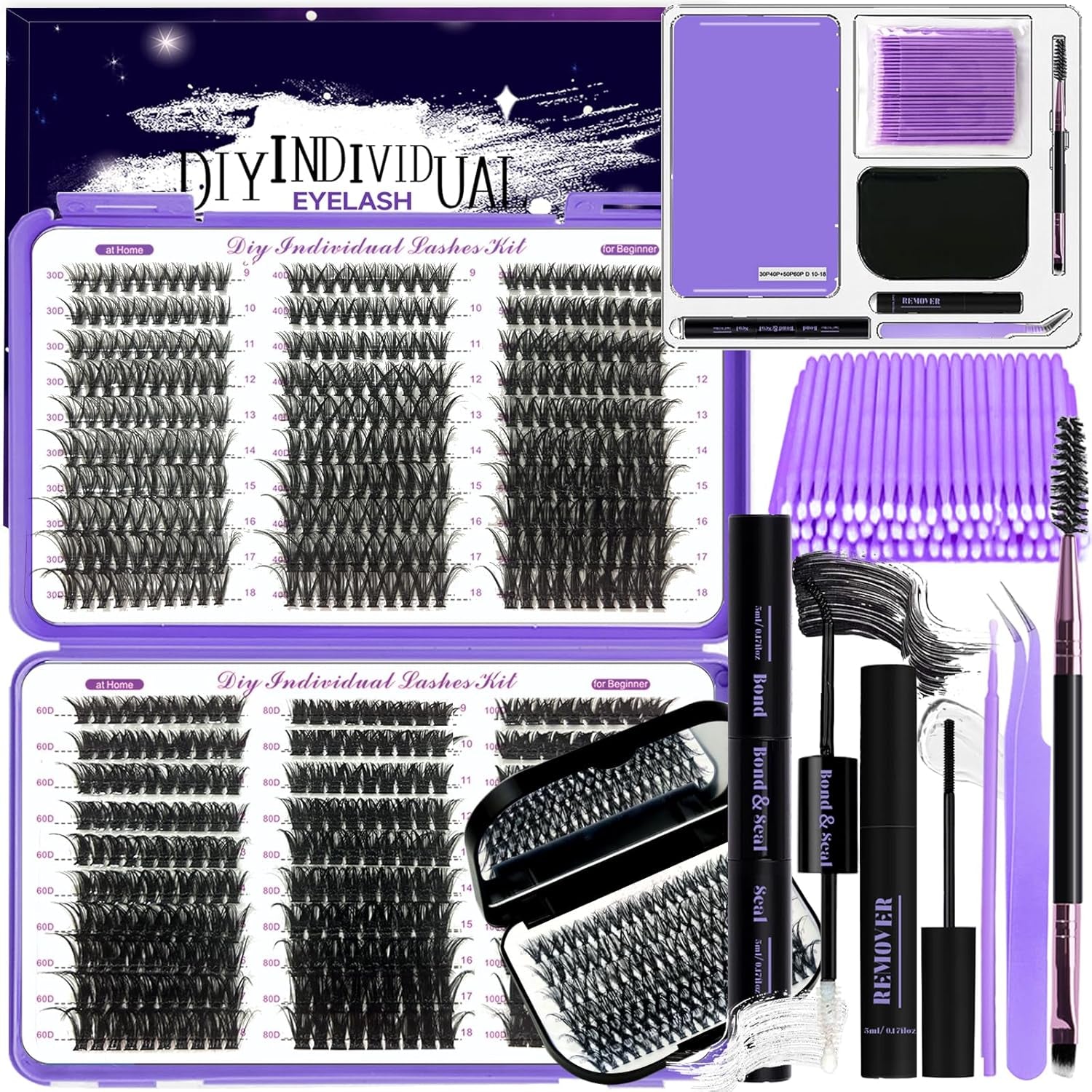 Transform Your Look with the Ultimate 780-Piece DIY Lash Extension Kit – Perfect for Stunning, Long-Lasting Eyelashes!