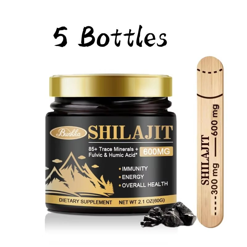 100% Pure Natural Original Shilajit Resin Himalaya Support Hormone Balance for Men & Women Support Immunity,Heart & Skin Health