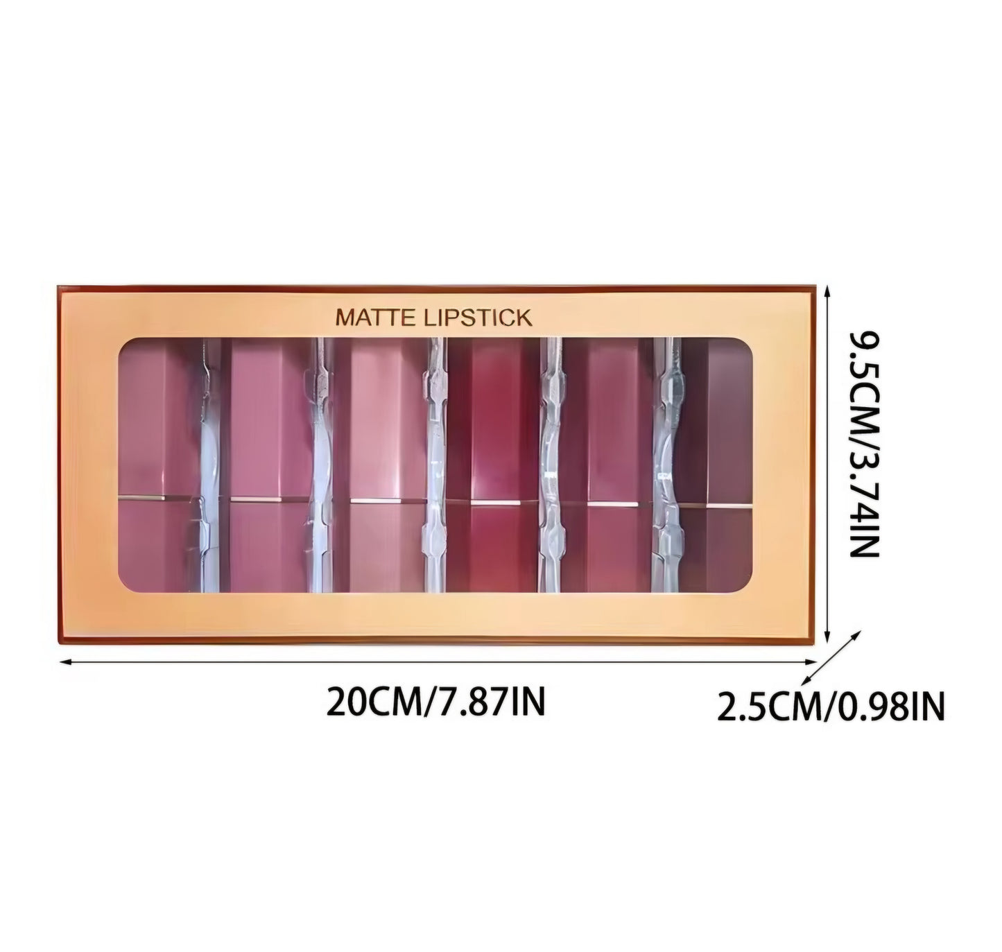 The Kinara Velvet Wardrobe: 6-Piece Signature Lip Edit