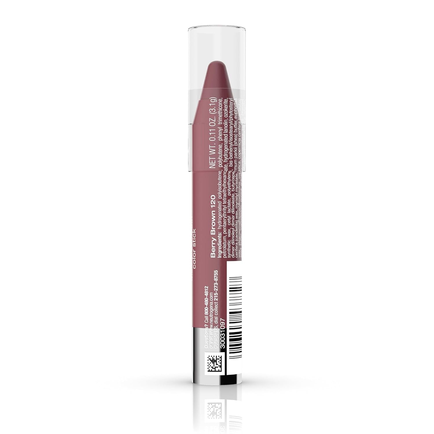 Moisturesmooth Lipstick, Nourishing Formula with Shea Butter & Fruit Extracts in Berry Brown