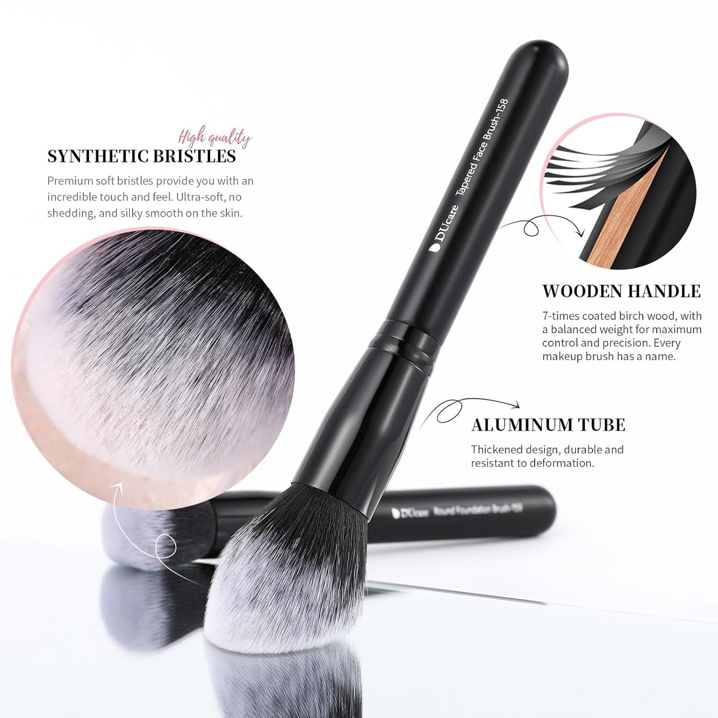 Transform Your Beauty Routine with the Ducare 27-Piece Professional Makeup Brush Set – Achieve Flawless Foundation, Seamless Blending, and Stunning Eye Looks!