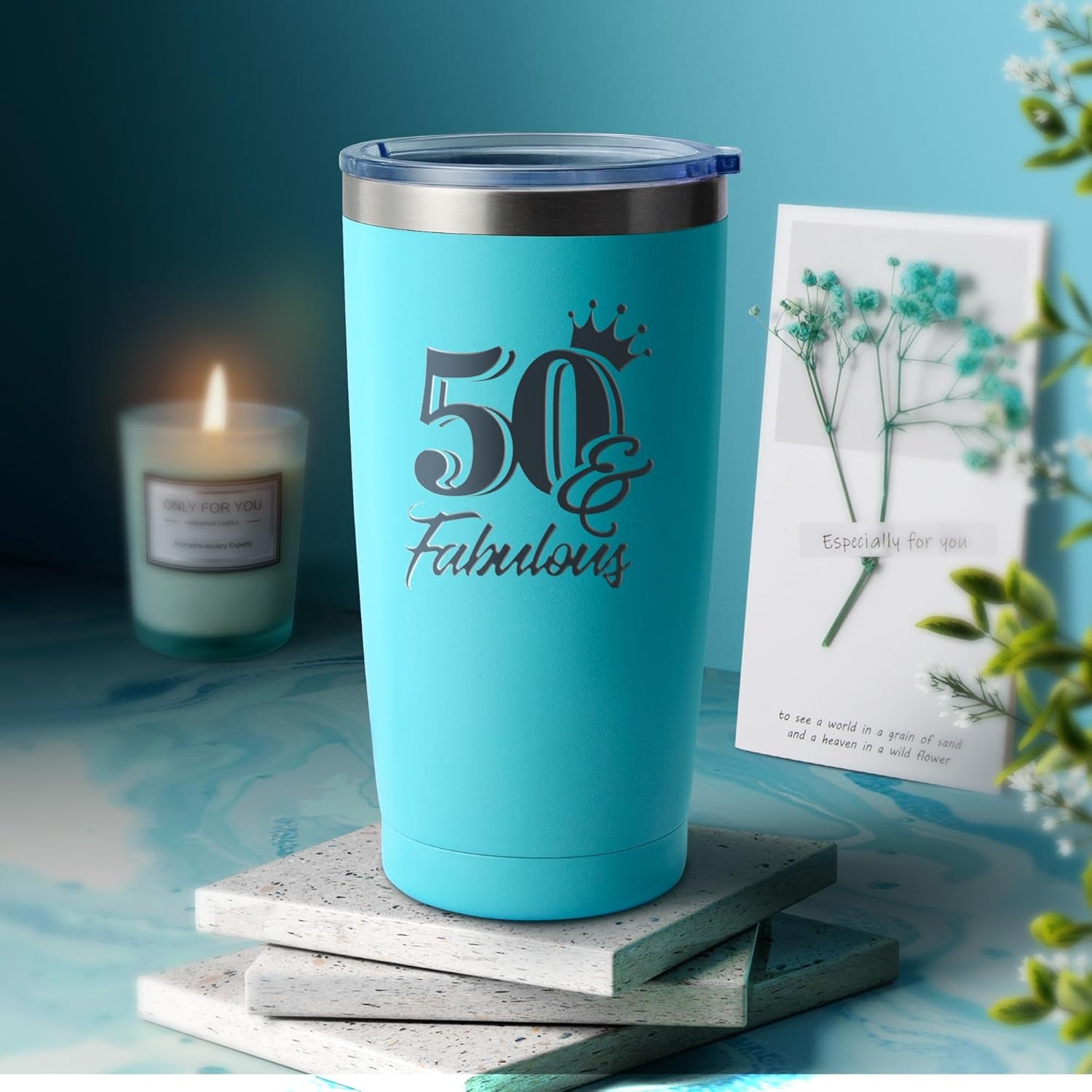 50Th Birthday Gifts for Her, Happy 50Th Birthday Basket Gifts Box for Women Grandma Mom Wife Sister Best Friend Coworker Bestie, 50 Year Old Birthday Gifts for Women