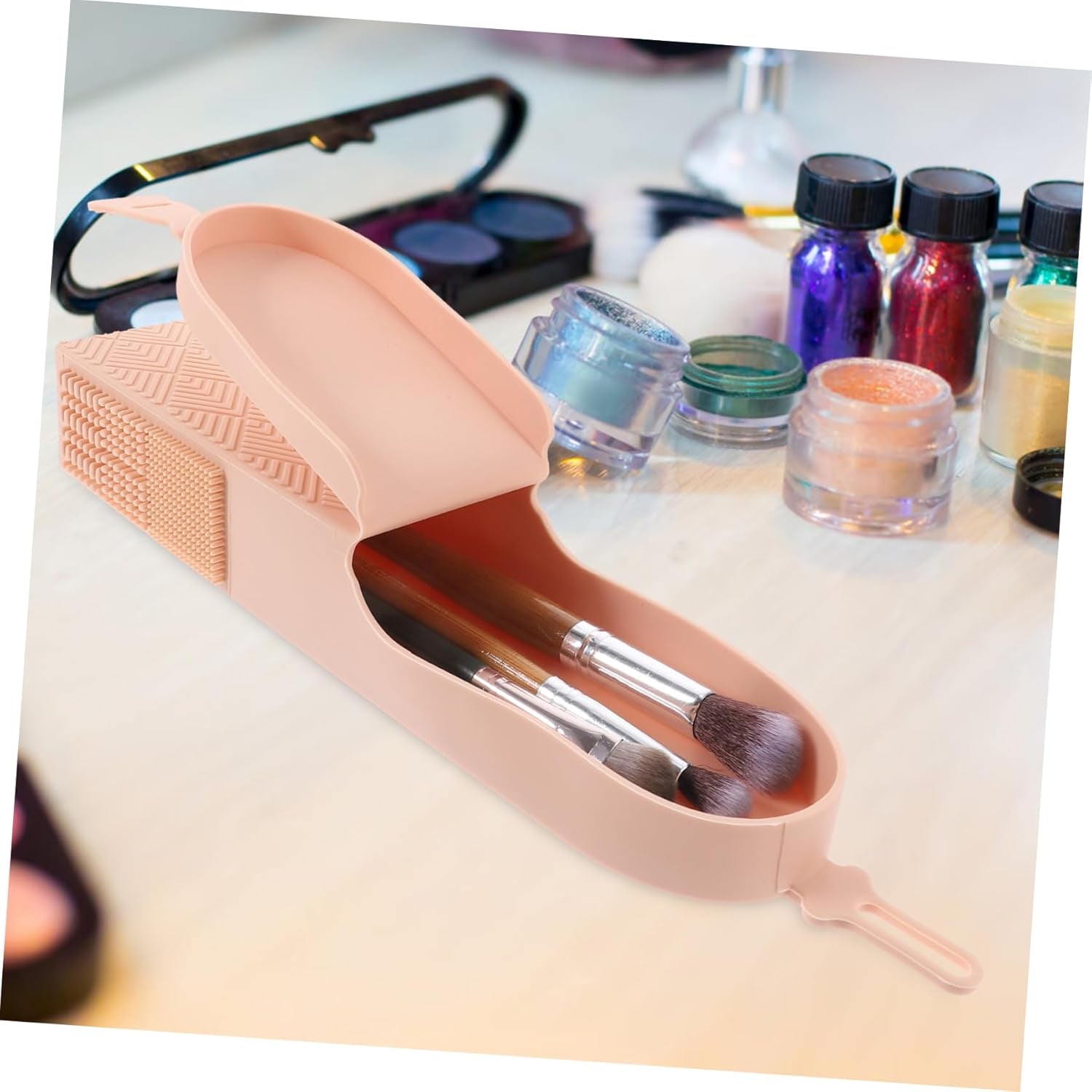 Makeup Brush Storage Pouch Makeup Tool Organizer Makeup Brush Organizer Case Makeup Brush Holder Cosmetic Brush Case Makeup Brush Case Travel Storage Bag Make Up