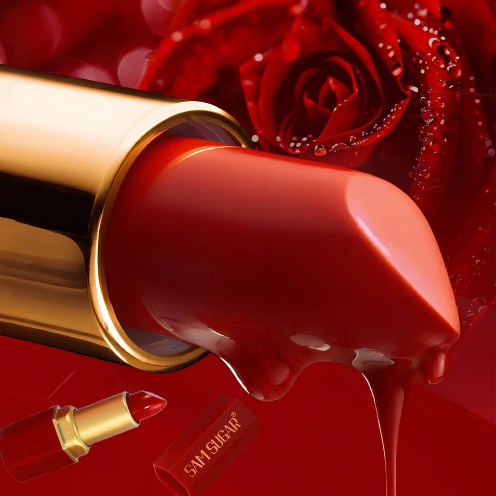 6-Piece Matte Velvet Lipstick Set with Pearlescent Glitter - Perfect Valentine's Day Gift in 6 Stunning Colors