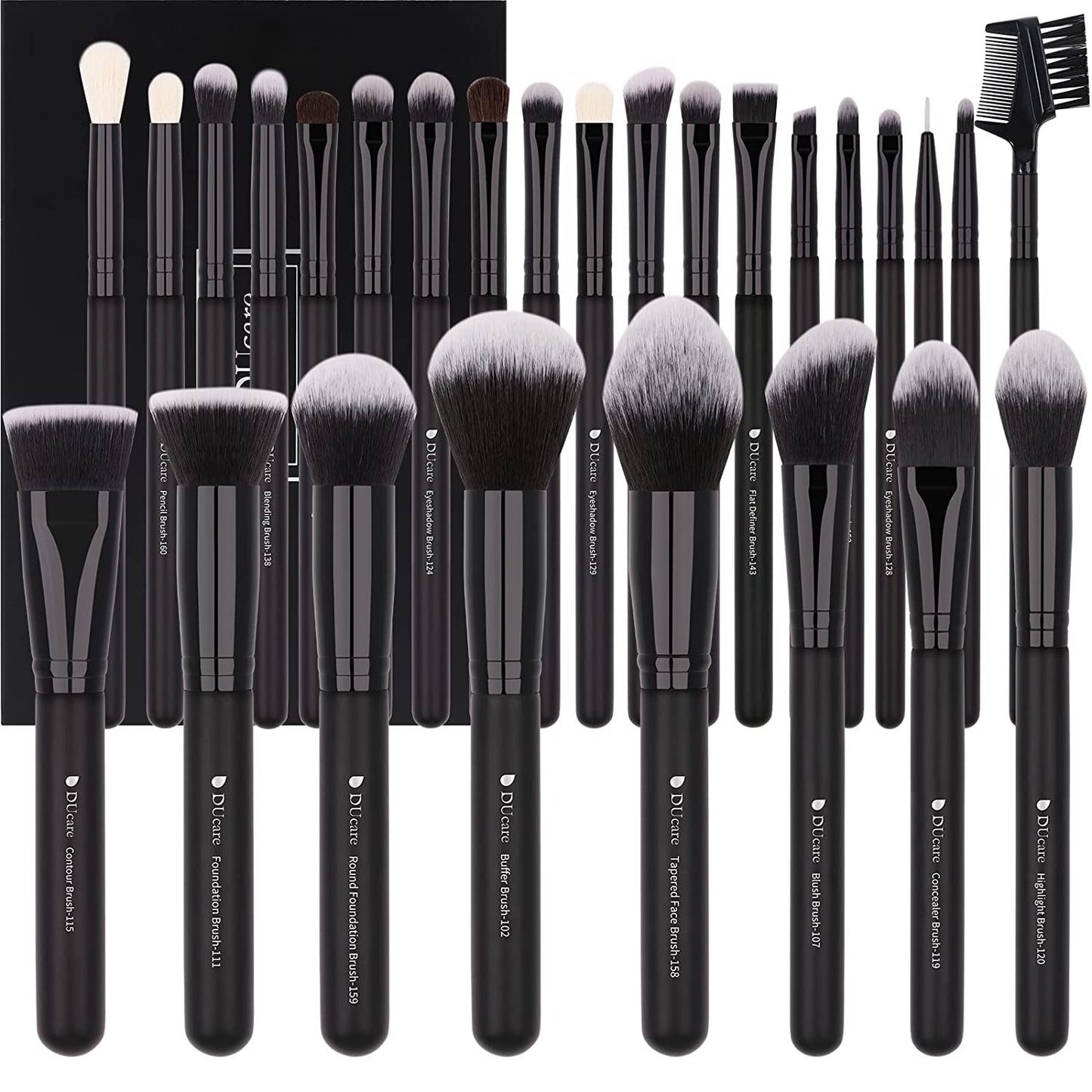 Transform Your Beauty Routine with the Ducare 27-Piece Professional Makeup Brush Set – Achieve Flawless Foundation, Seamless Blending, and Stunning Eye Looks!